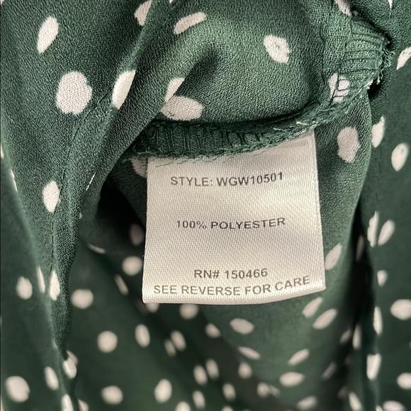 41 Hawthorn Green Polka Dot Blouse - Picture 7 of 7
